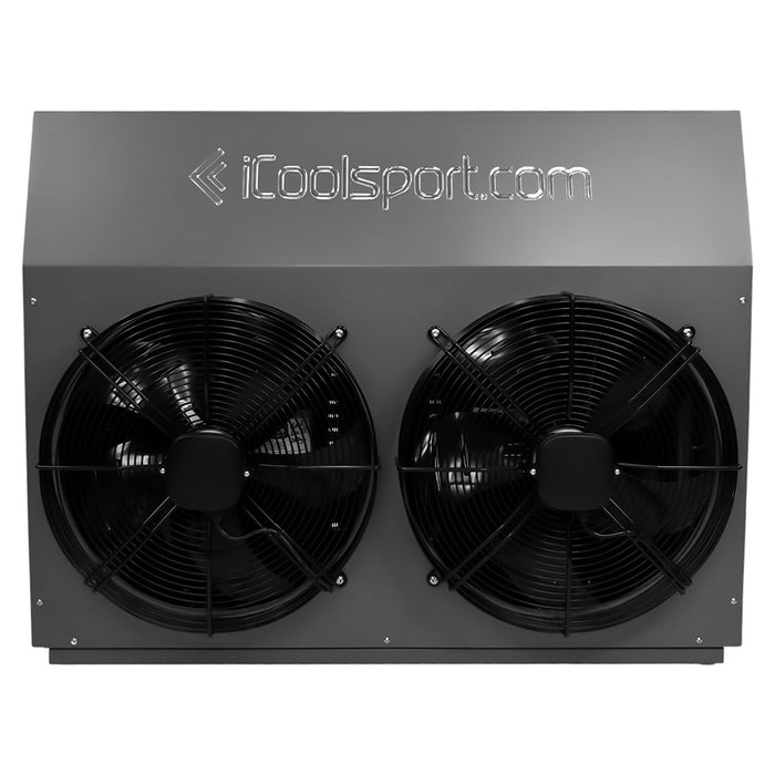 Stainless Steel Plunge Almost Square Pool with Remote Turbo Typhoon Chiller (Copy) - iCoolsport