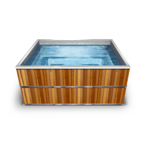 Stainless Steel Plunge Almost Square Pool with Remote Turbo Typhoon Chiller (Copy) - iCoolsport