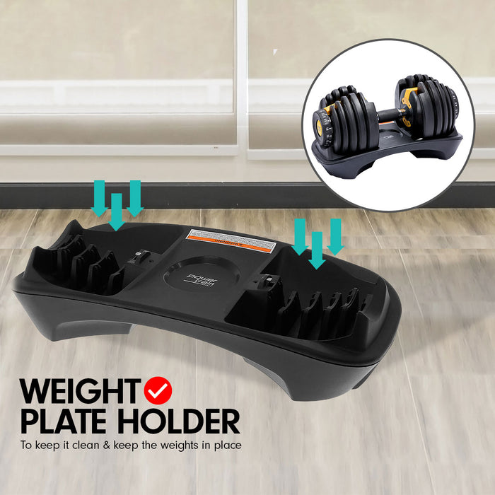 Powertrain 24KG  Adjustable Home Gym Dumbbell - Gold