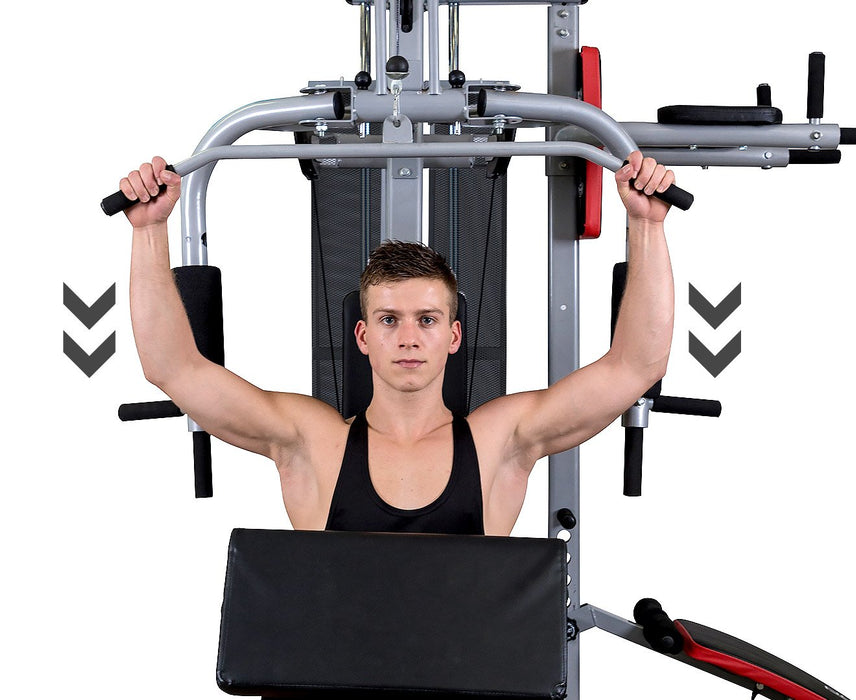 Powertrain Sports Multistation Powertrain Home Gym With Weights And Bench-80KG