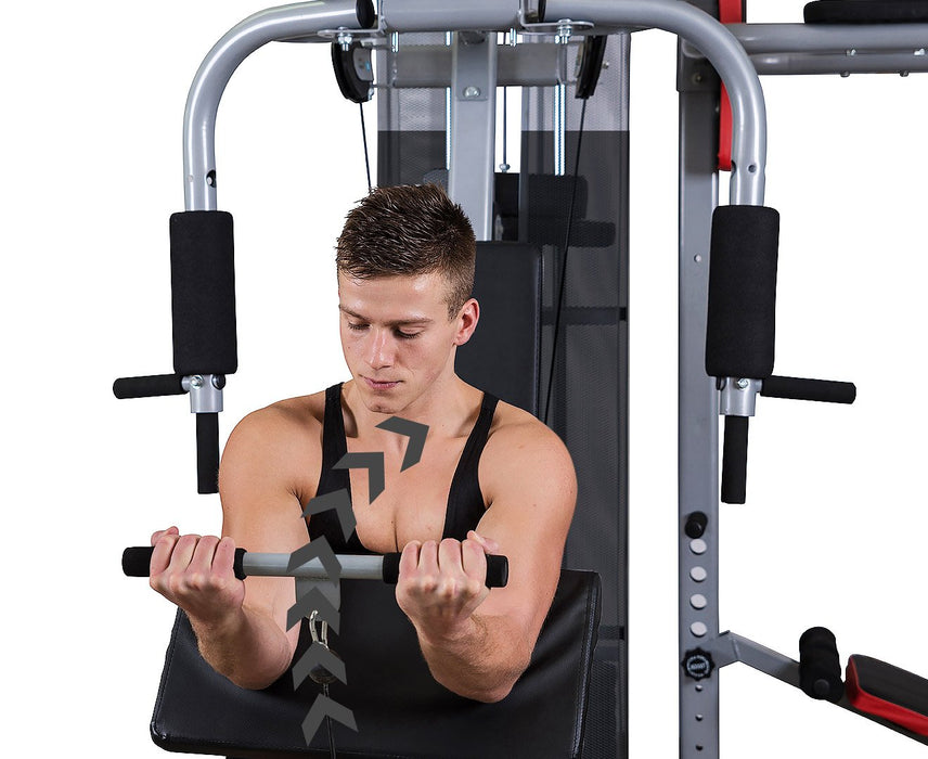 Powertrain Sports Multistation Powertrain Home Gym With Weights And Bench-80KG