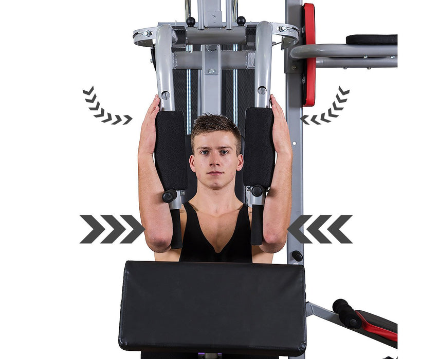 Powertrain Sports Multistation Powertrain Home Gym With Weights And Bench-80KG