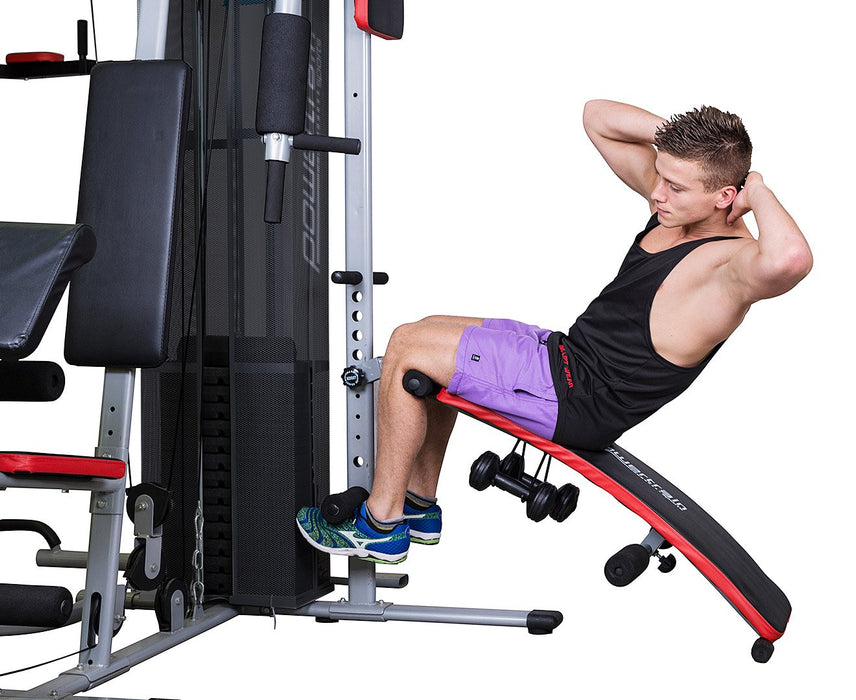 Powertrain Sports Multistation Powertrain Home Gym With Weights And Bench-80KG