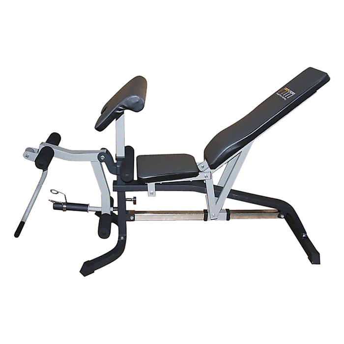 FID Flat Incline Decline Bench Press w/ Leg Extension