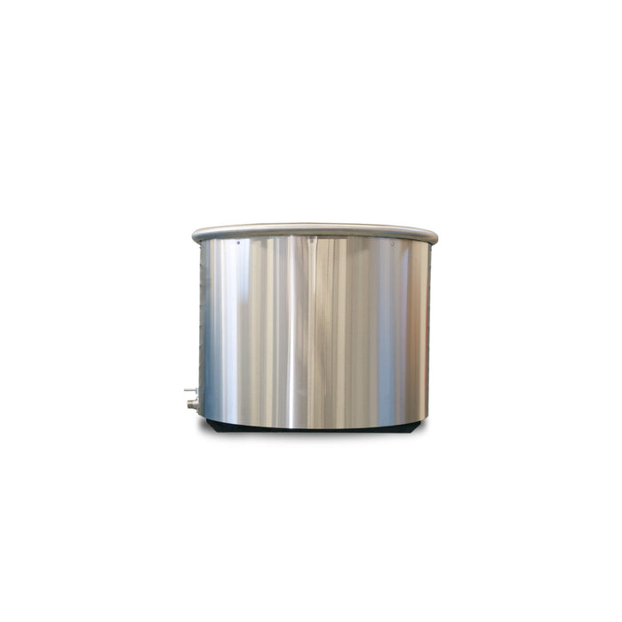 iSteel Stainless Steel Cold Plunge with Remote Turbo Mini Chiller - iCoolsport